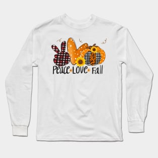 Peace Love Fall Long Sleeve T-Shirt